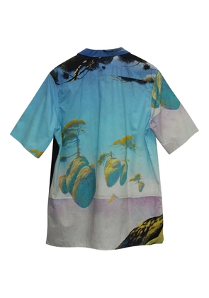 Valentino Garavani Pre-Owned x Roger Dean Floating Island Vacation shirt - Blue
