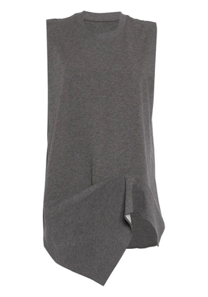 JNBY asymmetric cotton tank top - Grey