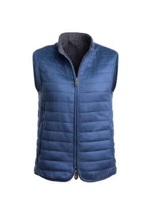 Kiton Rea gilet - Blue
