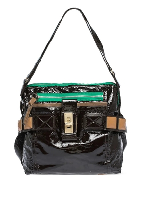 Chloé Pre-Owned Audra leather shoulder bag - Brown