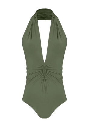 Lygia & Nanny Isatou halterneck swimsuit - Green
