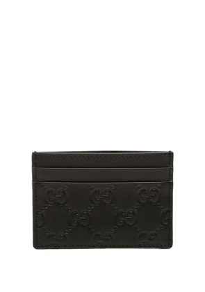 Gucci Pre-Owned 2016-2025 Guccissima card holder - Black