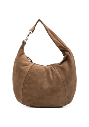 Gimaguas Paula suede shoulder bag - Brown