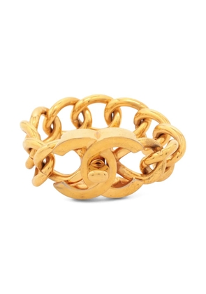 CHANEL Pre-Owned 1996 turn-lock chain bracelet - Gold