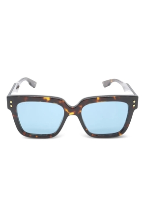 Gucci Pre-Owned square-frame sunglasses - Brown