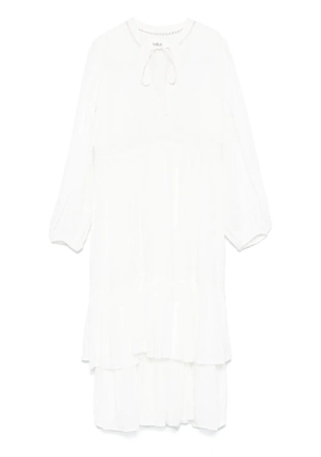 Ba&Sh Plume midi dress - White