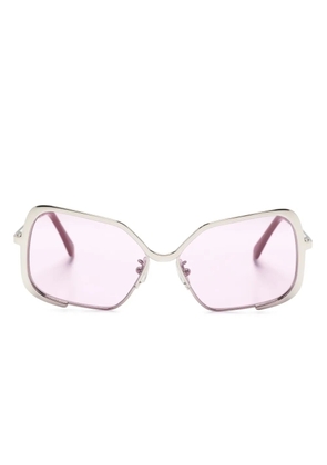 Marni Eyewear Silver Unila oversize-frame sunglasses
