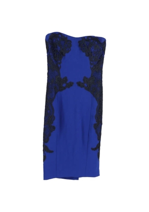 Diane Von Furstenberg Vintage Isabella Cosmic lace strapless dress - Blue