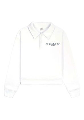 Sporty & Rich long-sleeve polo shirt - White