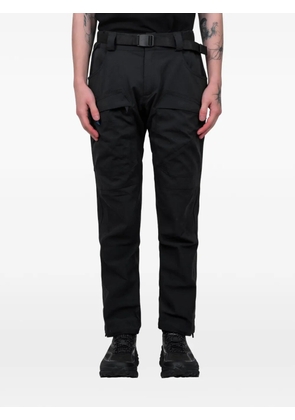 Klättermusen Gere 3.0 belted zip-up trousers - Black