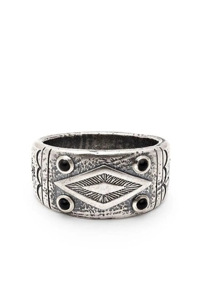 Nialaya Jewelry engraved sterling silver ring