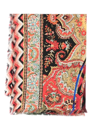 Pierre-Louis Mascia Aloeuw silk scarf - Red