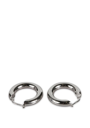 Jil Sander round-hoop earrings - Silver