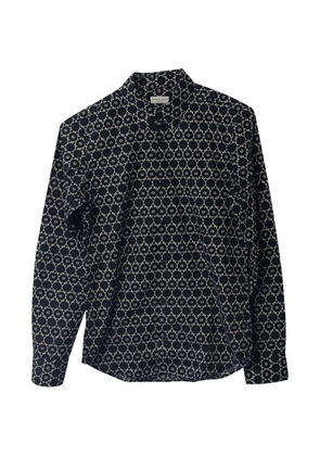 Dries Van Noten Pre-Owned geometric pattern shirt - Black