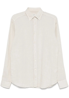 Tintoria Mattei linen shirt - Neutrals
