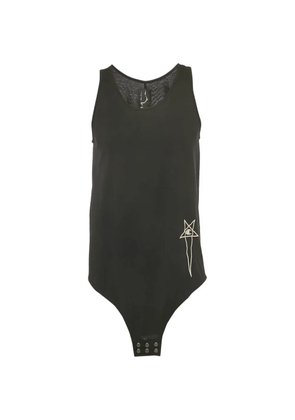 Rick Owens logo-embroidery body - Black