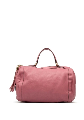 Gucci Pre-Owned 2000-2015 Medium Pebbled Calfskin Soho boston bag - Pink