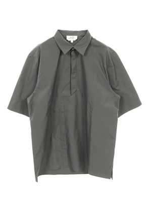 Hermès Pre-Owned 2000s short-sleeve cotton shirt - Grey