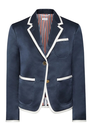 Thom Browne duchess satin blazer - Blue