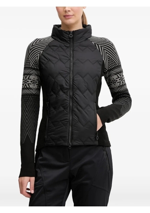 NEWLAND quilted patterned jacket - Black