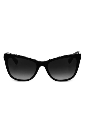VALENTINO GARAVANI EYEWEAR studded cat-eye sunglasses - Black