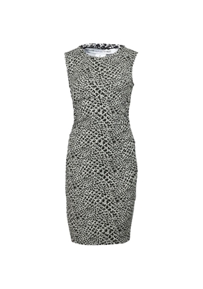 Diane Von Furstenberg Vintage animal-print midi dress - Black