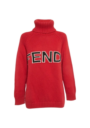 Fendi Pre-Owned turtleneck sweater - Red