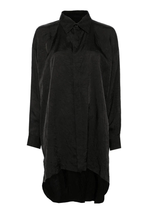 Yohji Yamamoto creased button-down shirt - Black