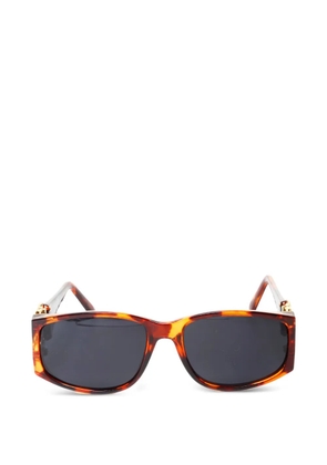 CHANEL Pre-Owned 2000s cc-mark sunglasses - Brown