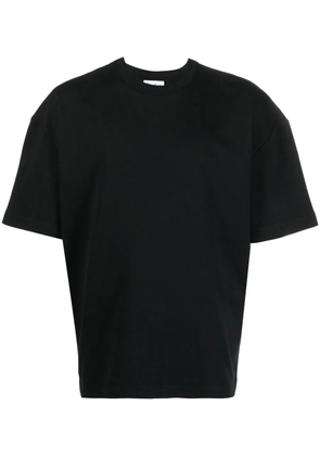Études Studio embroidered-logo organic cotton T-shirt - Black