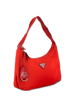Prada Pre-Owned Re-Edition 2000 Tessuto Mini hobo bag - Red