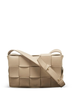 Bottega Veneta Pre-Owned intrecciato-leather cross-body bag - Neutrals