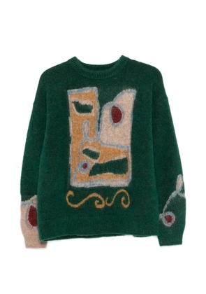 ALEMAIS graphic sweater - Green