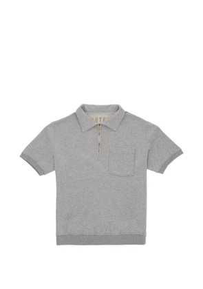 Fortela Yalepm zip short-sleeve polo shirt - Grey