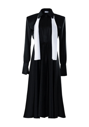 Vestiaire d'un Oiseau Libre ring scarf dress - Black