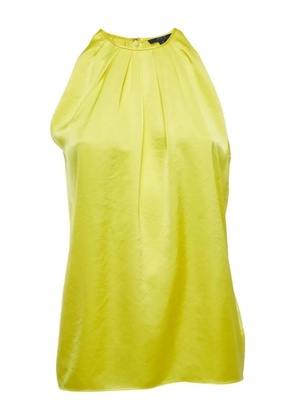 Polo Ralph Lauren Vintage pleated halterneck top - Yellow