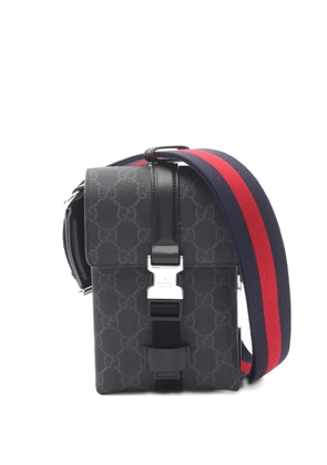 Gucci Pre-Owned 2020s Mini GG Supreme Super Messenger Bag - Grey