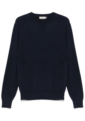 Canali ribbed-knit sweater - Blue