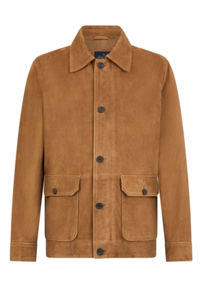 Brooks Brothers suede overshirt jacket - Brown