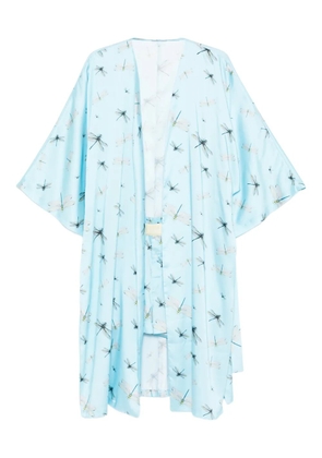 Parlor dragonfly-print set - Blue