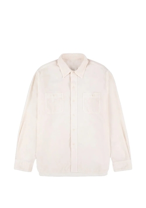 Fortela Work corduroy patch-pocket shirt - Neutrals