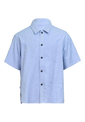 Diomene chest-pocket shirt - Blue