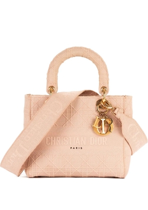 Christian Dior Pre-Owned 2020 Cannage embroidered handbag - Pink
