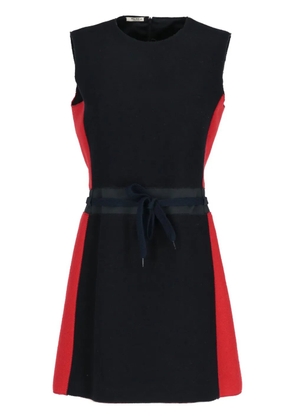 Miu Miu Pre-Owned 2000s tied-waist dress - Blue