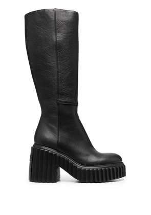 AGL Tiggy 100mm leather boots - Black