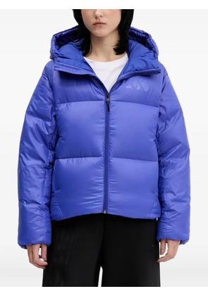 adidas hooded puffer jacket - Blue