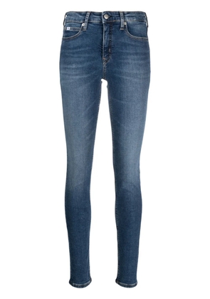 Calvin Klein Jeans mid-rise skinny jeans - Blue