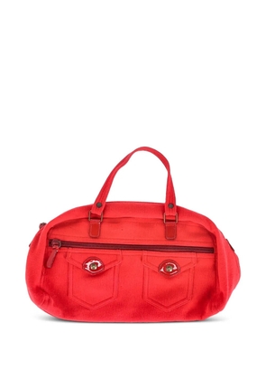 Miu Miu Pre-Owned flap-pocket tote bag - Red