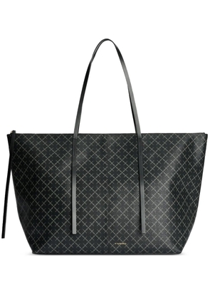 By Malene Birger Luze monogram zip tote bag - Black