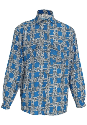 Amir Slama graphic-print shirt - Blue